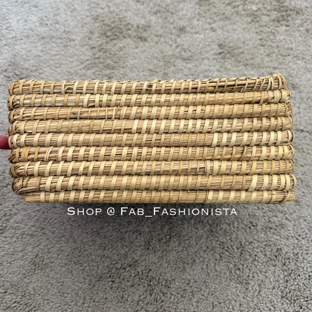 Large Woven Basket with side handles